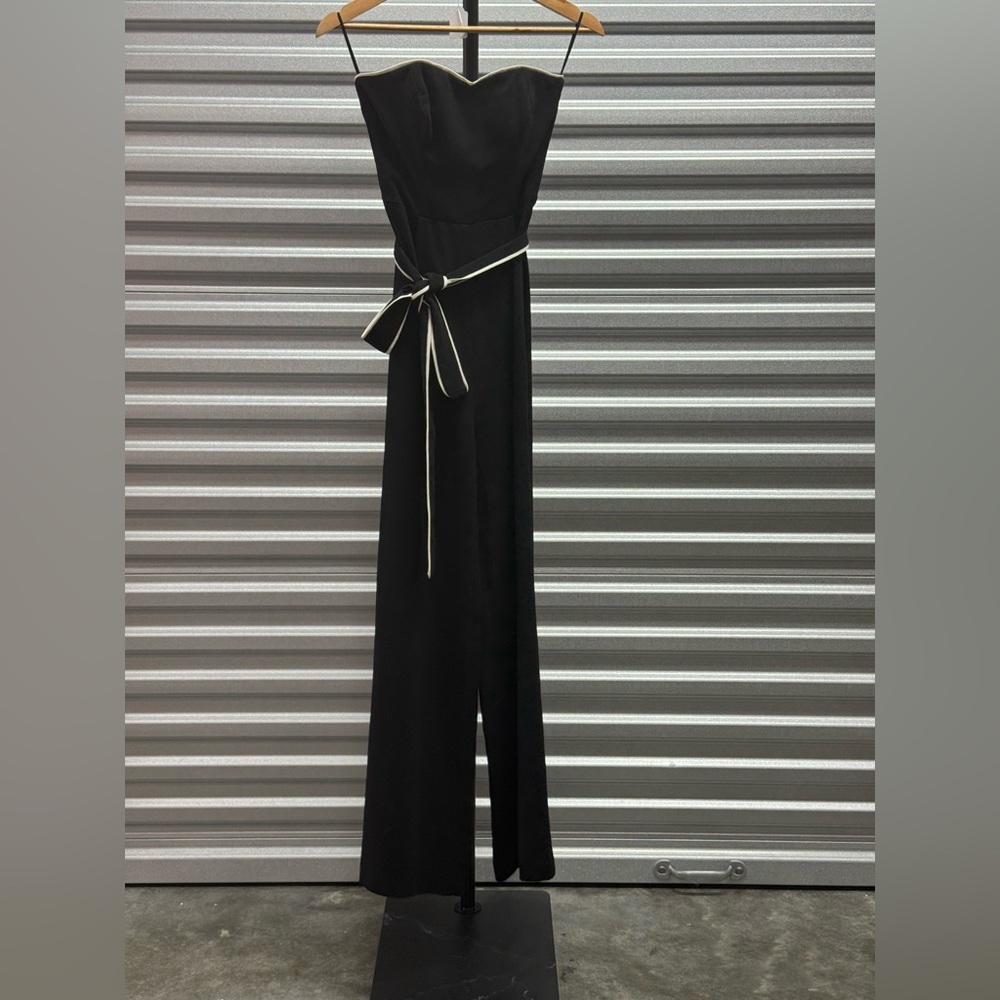 H&M Black Jumpsuit with White Trim